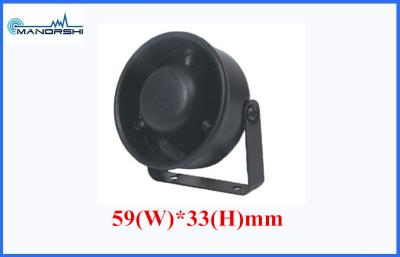 China Schwarze piezo Warnung 6V 12V 24V wasserdicht, Motorrad-Sirene der Sirenen-105dB zu verkaufen