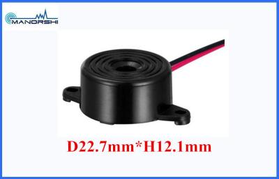 China Round Electric 12 Volt Piezo Buzzer Continuous Tone Nature For Computer for sale