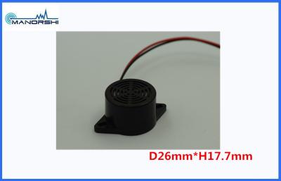 China 26MM White Mechanical Buzzer 85dB Continuous Wire Tone Install for sale