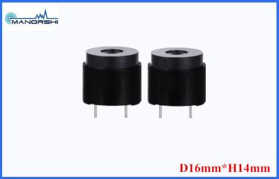 China Pin Type 16MM Passive Magnetic Transducer 6 Volt 85dB AC Buzzer for sale