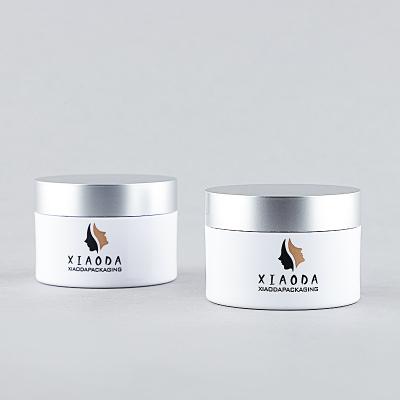 China Recyclable Material Small Empty Container 50g PET Plastic Cosmetic Cream Jar for sale