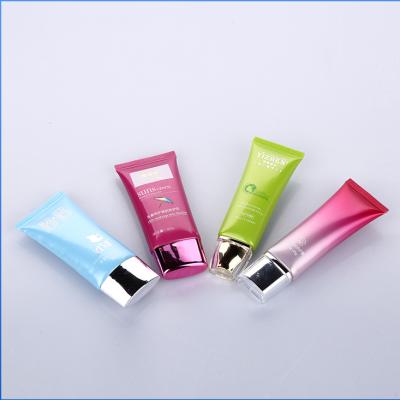 China Recyclable Plastic Cosmetic Tube Mini Travel Set Disposable Material Container With Twist Off Cap for sale