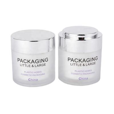 China OEM Personal Care Face Cream Jar Custom Color Recyclable Material Plastic Cosmetic for sale