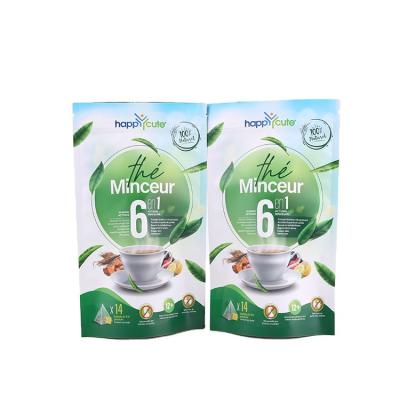 China Custom Food Tea Logo Print Bags Food Grade 250g Tea Bag Tea Leaf Packaging Bag for sale