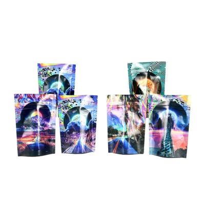 China High Quality Recyclable Holographic Bag Snack Bag Sugar Packaging Bag for sale