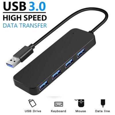 China FOR Laptop Expend Portable 4 Ports Usb 3.0 Hub Port With Led Table 5Gbps usb3 4x Puertos Computer To Expand Usb Escritorio 4 Into 1 Usb 3.0 Hub Module for sale