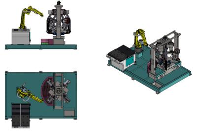 China Servo Motor Automatic Polishing Machine For Water Tap Production for sale