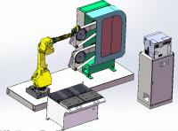 China automatischer Roboter-Schleifmaschine 6 Achsen-380V für Edelstahl zu verkaufen