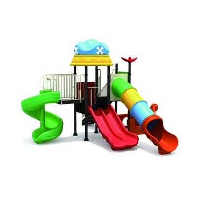 China New Style Baby Playground Hot Sale Multifunctional Outdoor Toys Children's Cheap Colorful Plastic Swing Slide Playground for sale