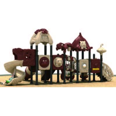 China Wholesale PE Children Commercial Outdoor Playground Sets Equipment Rubber Flooring Sports Park For Kids for sale