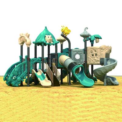 China Large Kindergarten Kids Plastic Outdoor Playground Equipment Outdoor Playground Kids Playground for sale