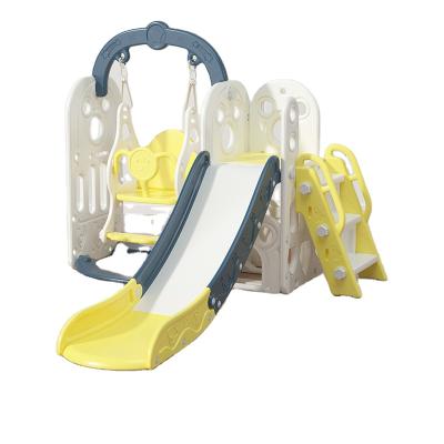 China 2021 Eco-friendly Indoor Playground Slide Swing Set Blow Molding Production Plastic Slide Children Play And Exercise for sale