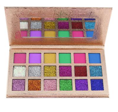 China EYE Christmas glitter eye shadow tray glitter powder high-gloss eye shadow eye shadow stage performance sequins for sale