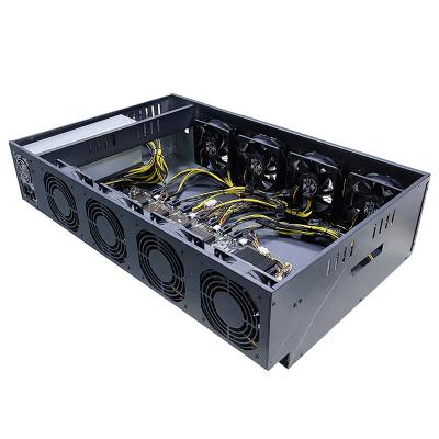 China Control Wholesales Chassis One Set Chassis 8 PCI Card Slots Power Supply 2000w Including Memory CPU Motherboard Fan for sale