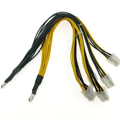 China New Brand 18awg 30cm 6pin 5 Pcie Multi Function Data Transfer Cable Single Main Power Supply Mains Cord PSU Extension Cable. from Apw3 Apw7 for sale