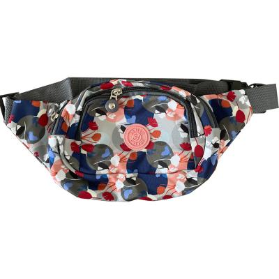 China Water Proof Pattern Printing Fanny Pack Waterproof Waist Bag Belt Custom Purse Unisex Waist Bag for sale