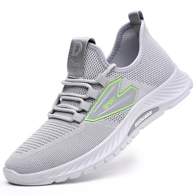 China Fashion trend shoes free shipping fly knit breathable upper rubber sole off sneakers 2021 sneakers 2021 white mens running shoes for sale