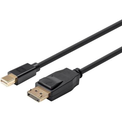 China Car Gold Plated 1m Mini DP To Male DP 1.2 M/M Display Port 4K Converter Cable for sale