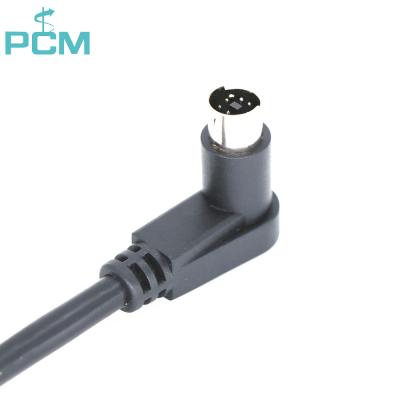 China Electronics Products Right Angle Mini Din 7 Pin Cable Assembly for sale