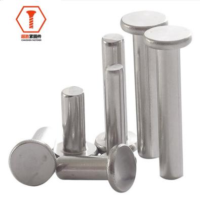 China Stainless steel\industry flat head rivet\cooper\brass\aluminum for sale