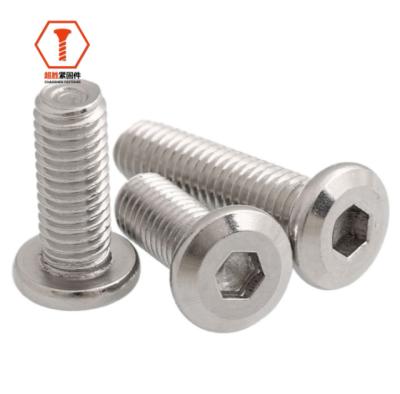 China Flat For Furniture Hexagon Socket Flat Head Screws ISO LE GB BS DIN Carbon Steel Stainless Steel Machine Screws for sale