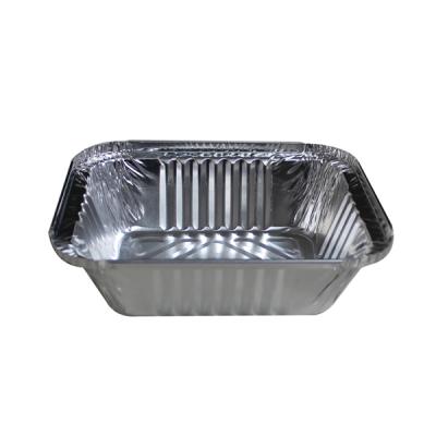 China Disposable Airline Food Line Fast Food Aluminum Foil Container Trays for sale