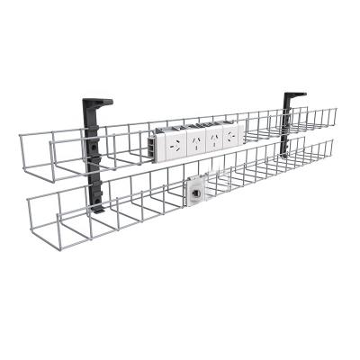 China Protect Cable 2.Manage Cable Right Angle Cable Cover Under Desk Cable Management Tray for sale