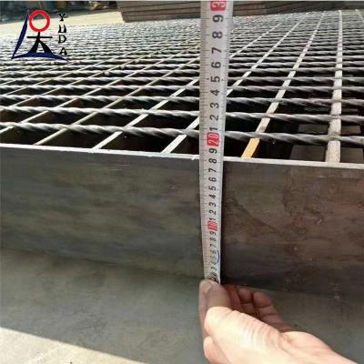 China Hot DIP galvanizado de aço Grateira de entrada de carga pesada Metal Bar de rolamento de malha tipo simples à venda