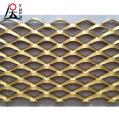 China Diamond Shape Stretched Metal Expaned Metal Aluminum Expanded Metal Mesh for sale