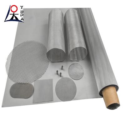 China Stainless Steel Mesh Screen Ultra Fine Woven Stainless Steel Wire Mesh Filter Discs Te koop