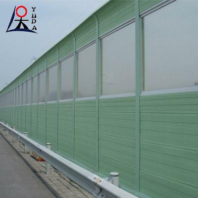 China Galvanized Steel Sound Barrier Highway Noise Barrier Proof Wall Fence for sale