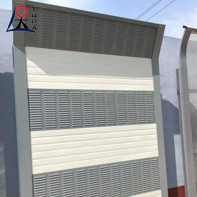 China Customized Traffic Noise Reduction Fences Wall Noise Cancelling Wall Sheet Highway Noise Barrier High Stability for sale