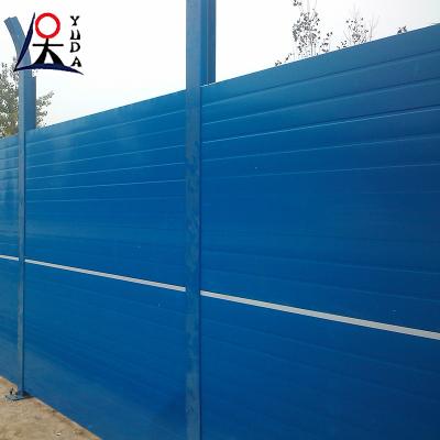 China 2m~4m Sound Barrier Fence Road Noise Barrier Panel Walls For Highway Road for sale