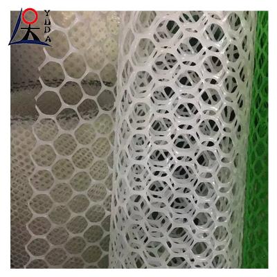 China Plastic Mesh Net Plastic Extrude Flat Net Flexible Pe Poultry Net Te koop