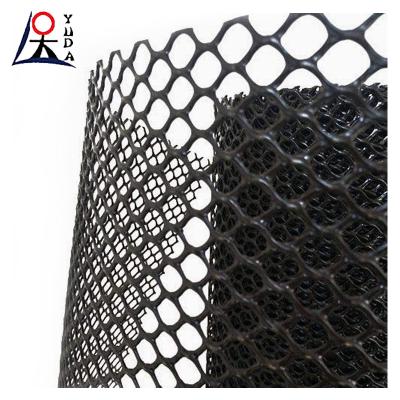 China HDPE Plastic Flat Plain Netting Pe Extruded Plastic Plain Mesh Roll for sale