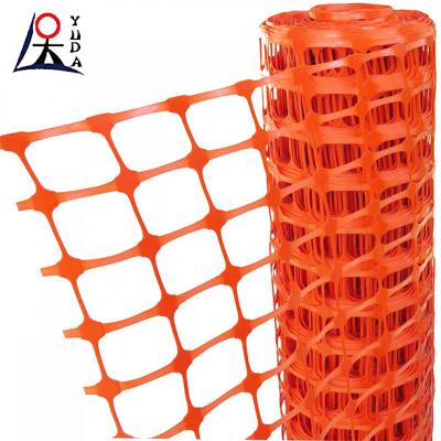 China Red de advertencia de barrera de construcción de malla de plástico de seguridad naranja en venta