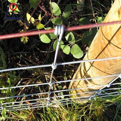 Cina Fence di campo di cervo metallo galvanizzato ad alta resistenza filo tessuto fisso Fence di allevamento di bestiame in vendita