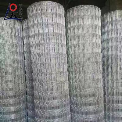 China Granja galvanizada por inmersión en caliente Red de alambre de hierro tejido Praderas Cercas de campo de ovejas en venta