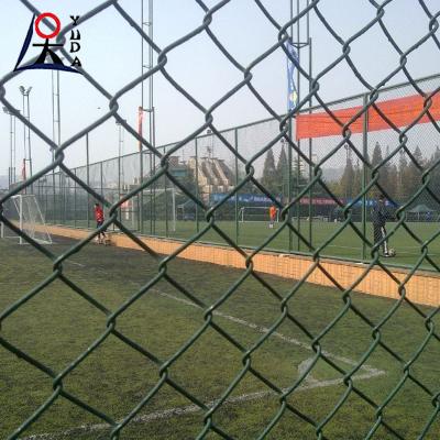 China Diamond Iron Wire Mesh Panel Cyclone Chain Link Fence for sale