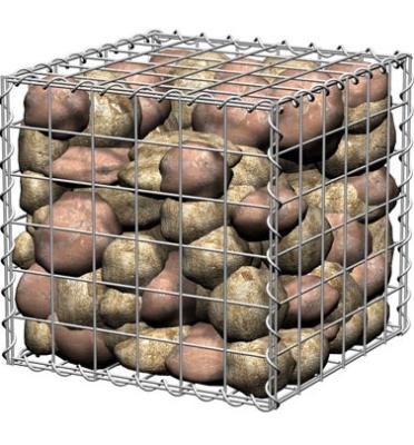 China Hot Dipped Galvanized Gabion Box Hexagonal Gabion Mesh Retaining Wall for sale