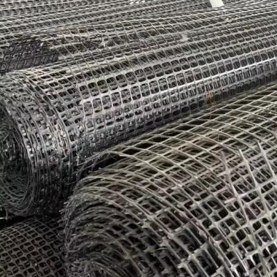 China Geogrid de plástico bi-axial de alta resistência para produtos de revestimento de estradas à venda