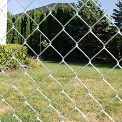 China Privacidade Chain Link Mesh Rolls Diamond Shape Galvanizado Chain Link Fence à venda