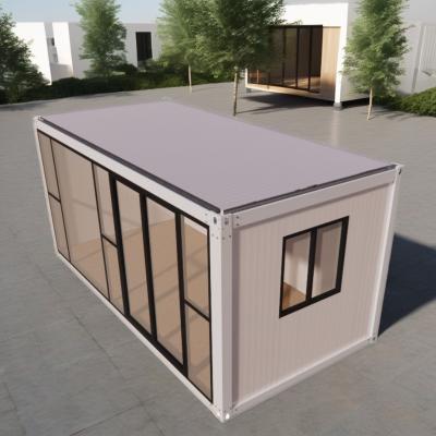 China Casas de acero galvanizado de 20 pies prefabricadas de acero modular en venta