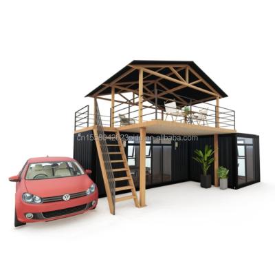 China Log Design Green House Container mit intelligenten modularen vorgefertigten Tiny House und Aluminiumlegierung Fenstermaterial zu verkaufen