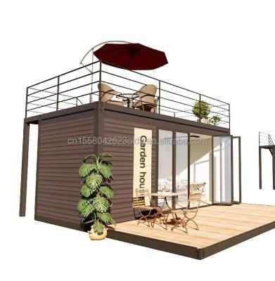 China Modern Design 20 Foot Extendable Container House Flat Pack Steel Frame Modular Home Prefab Sandwich Panel Shipping for sale