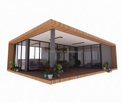 China 20 Foot Luxury Mobile House with Living and Aluminum Alloy Windows Customized Flat Villas for sale