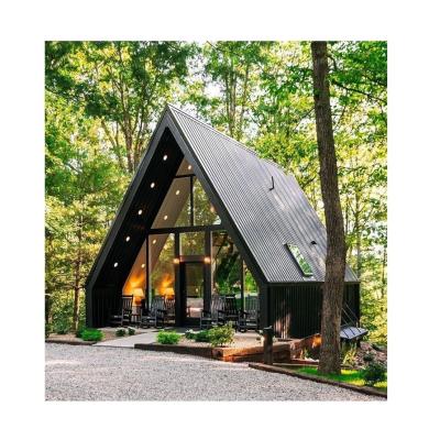 China EU Forest A-shaped Triangular Steel Structure Wooden Houses for a Sustainable Lifestyle for sale