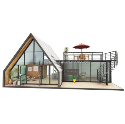 China Customized Color EU Modern Container House Prefab Portable Tiny Home Modular Homes Light Steel Villa Prefabricated Houses for sale