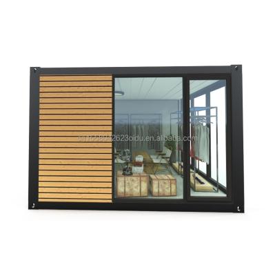 China Aluminum Alloy Windows Luxury Modern Wooden Workshop Display Cabinet for Apartment or Holiday House Storage Solution for sale