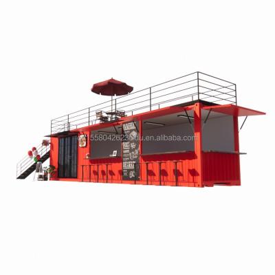 China Shop 20ft 40ft Container Store Expansion Booth Design Your Own Outdoor Coffee Shop with Aluminum Alloy Windows for sale